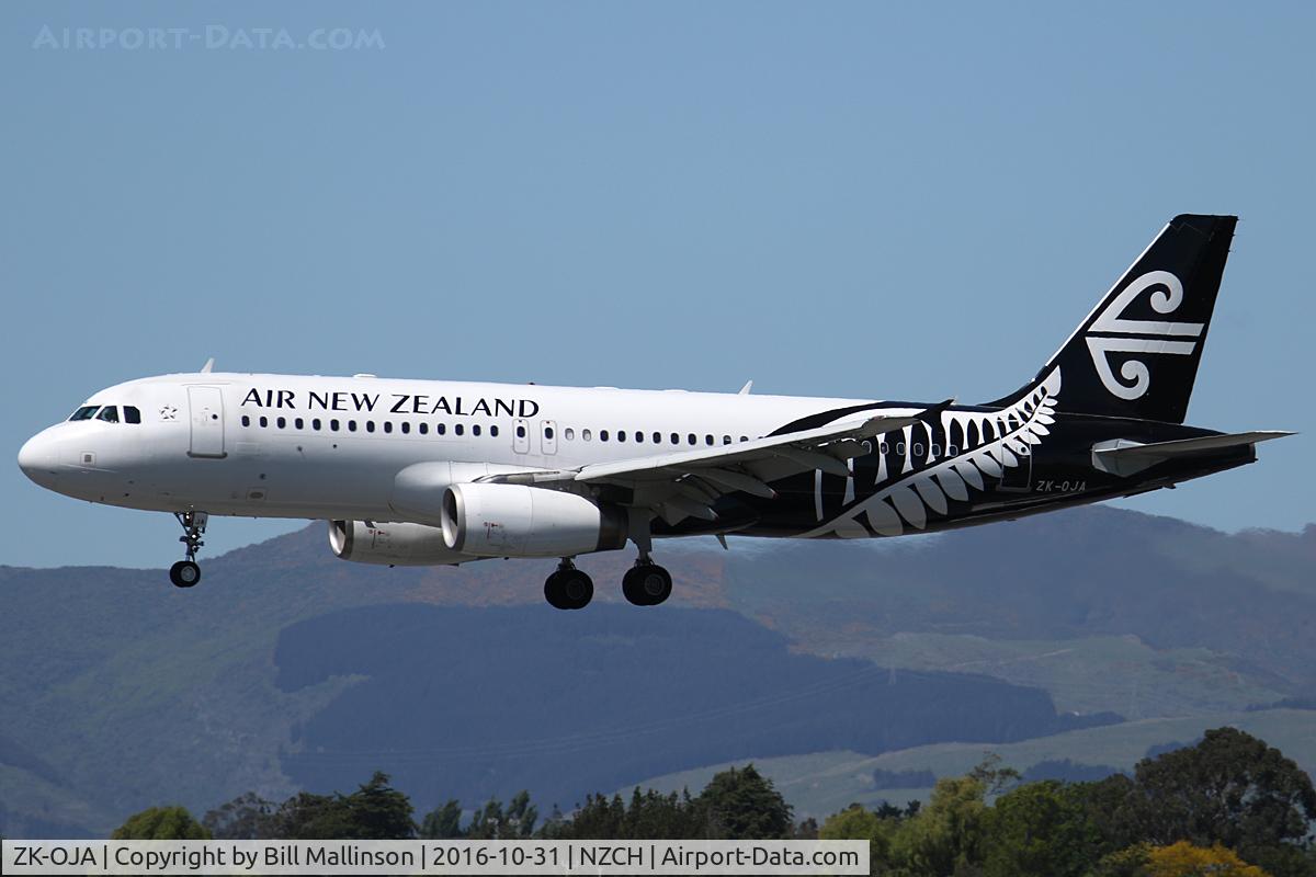 ZK-OJA, 2003 Airbus A320-232 C/N 2085, NZ884 FROM SYD.        O755