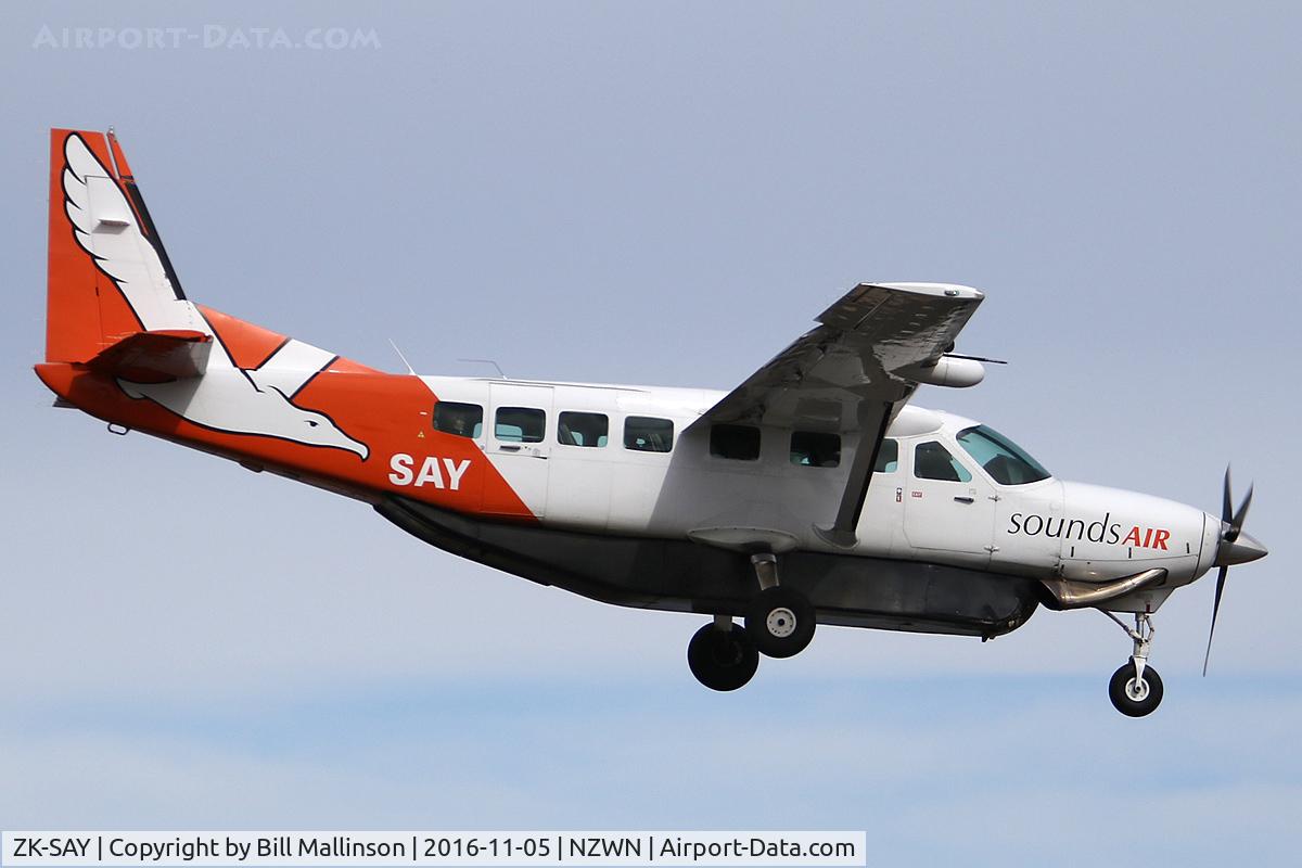 ZK-SAY, 2000 Cessna 208B Grand Caravan C/N 208B-0861, FINALS TO 34.
.
.
.
1411