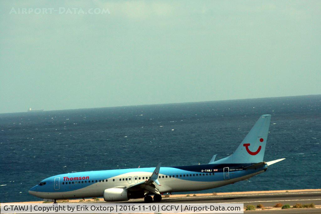 G-TAWJ, 2012 Boeing 737-8K5 C/N 38108, G-TAWJ in FUE. Small 