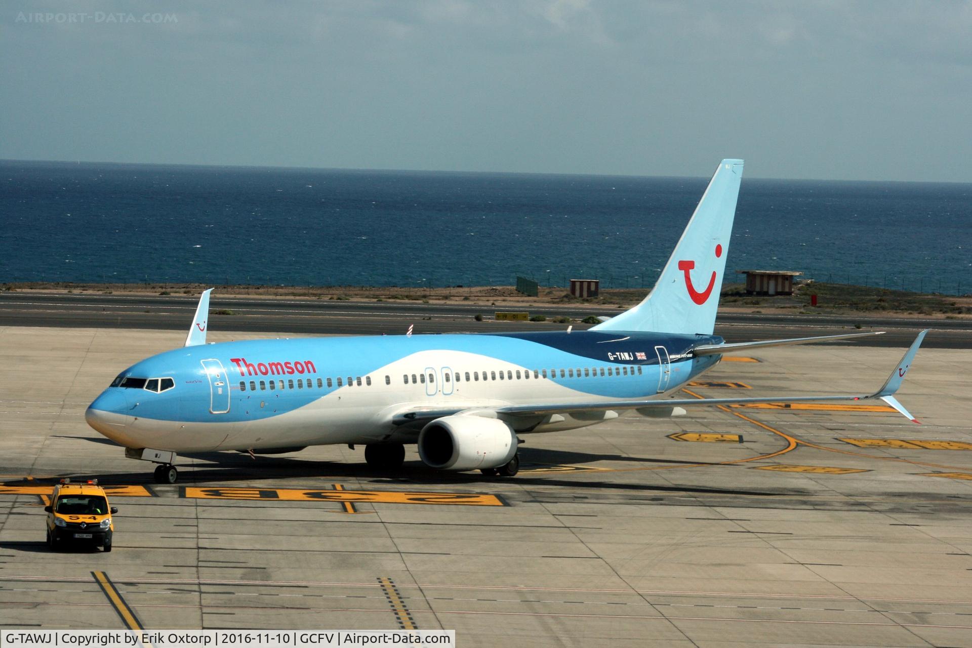 G-TAWJ, 2012 Boeing 737-8K5 C/N 38108, G-TAWJ in FUE. Small 