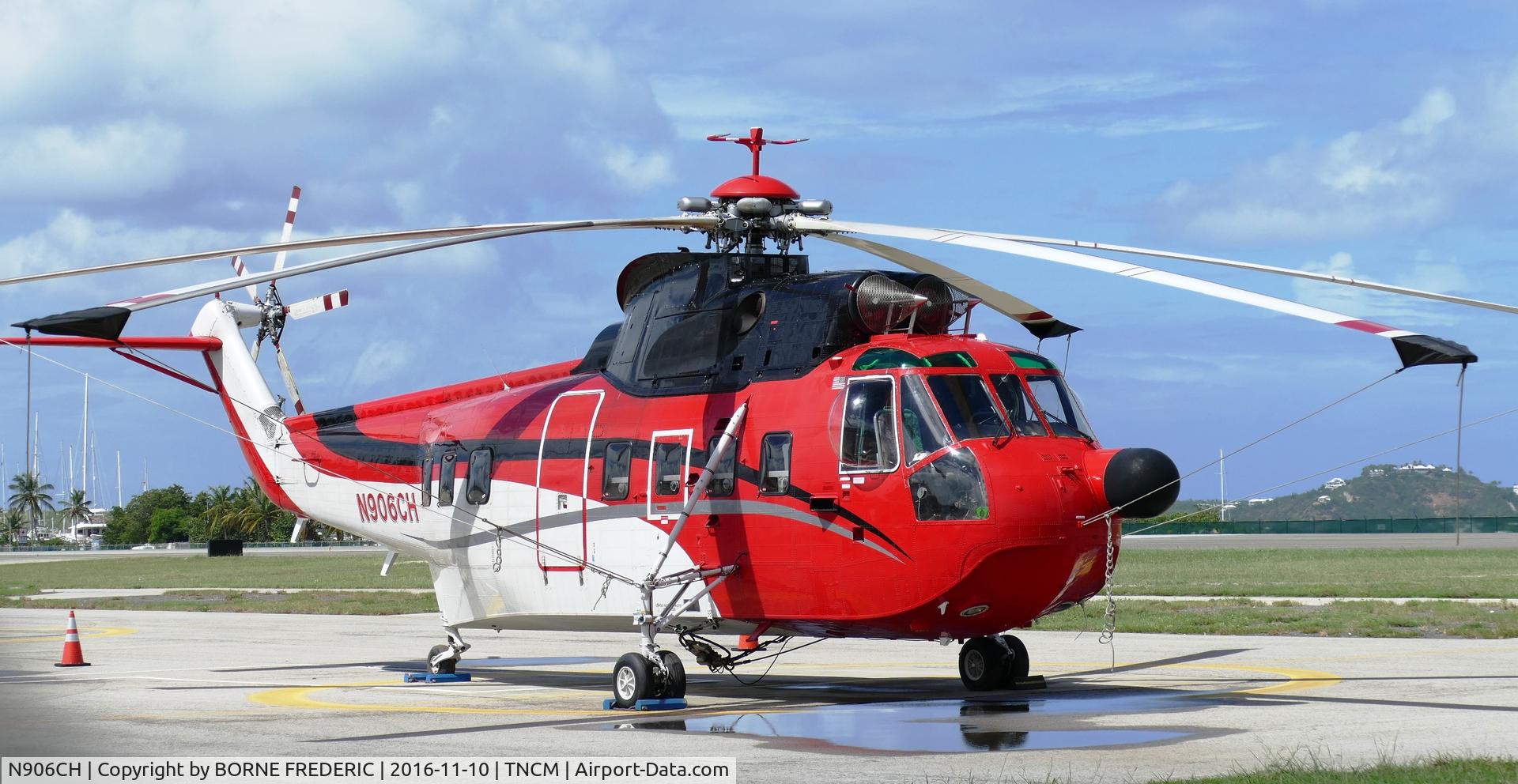 N906CH, 1971 Sikorsky S-61N C/N 61490, JULIANA AIRPORT 11/10/2016