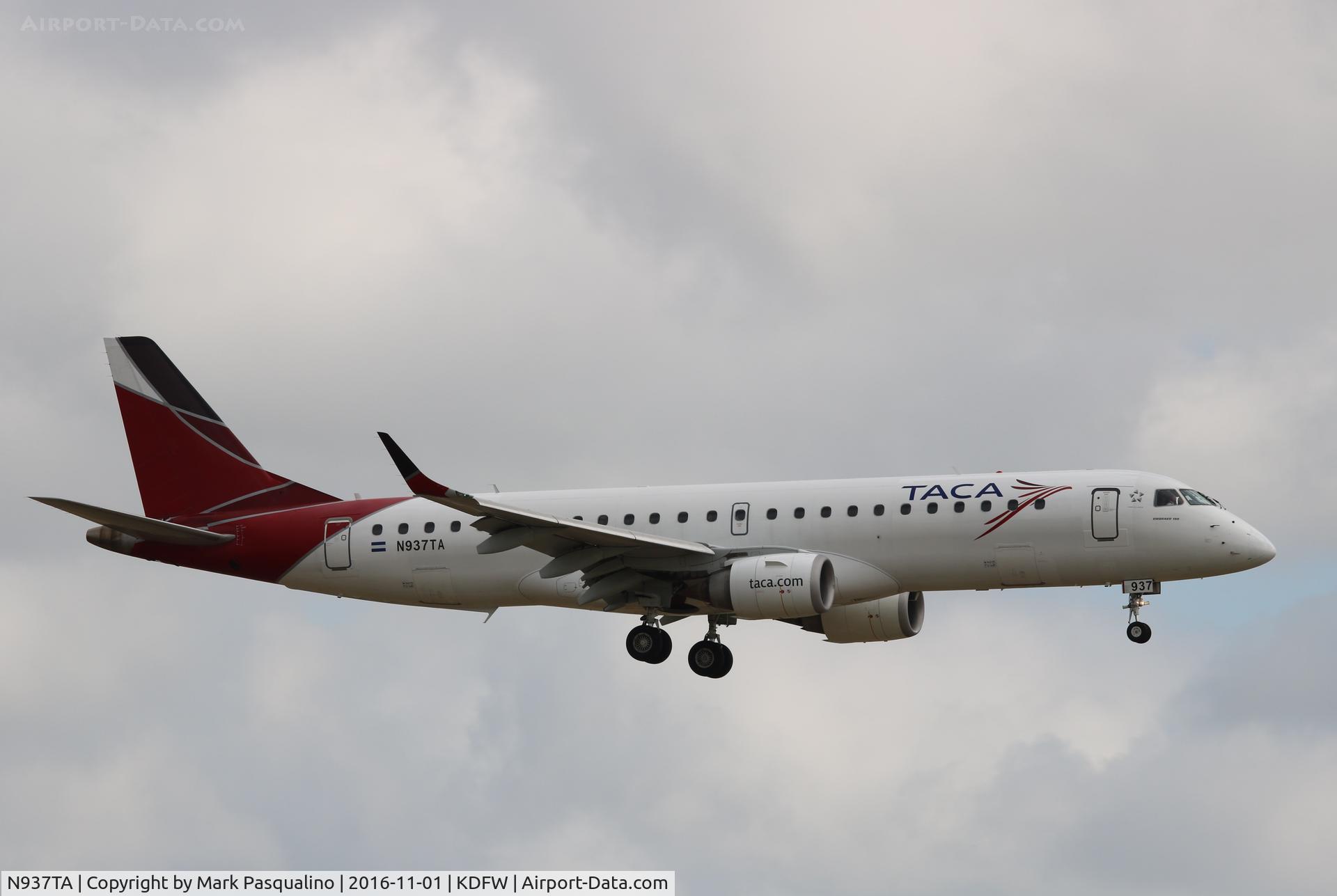 N937TA, Embraer ERJ-190-100 IGW 190AR C/N 19000221, ERJ-190-100 IGW
