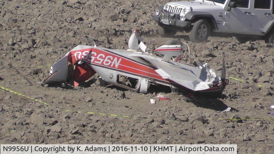 N9956U, Grumman American AA-5A Cheetah C/N AA5A0356, November 10, 2016 plane crashed