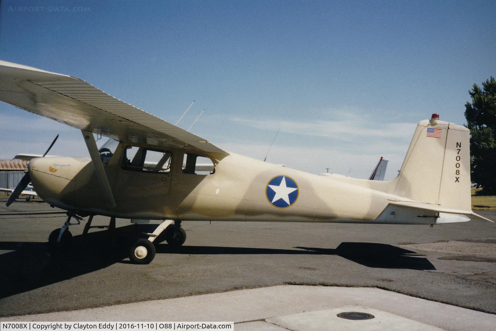 N7008X, 1961 Cessna 150A C/N 15059108, N7008X at the old Rio Vista Airport California.