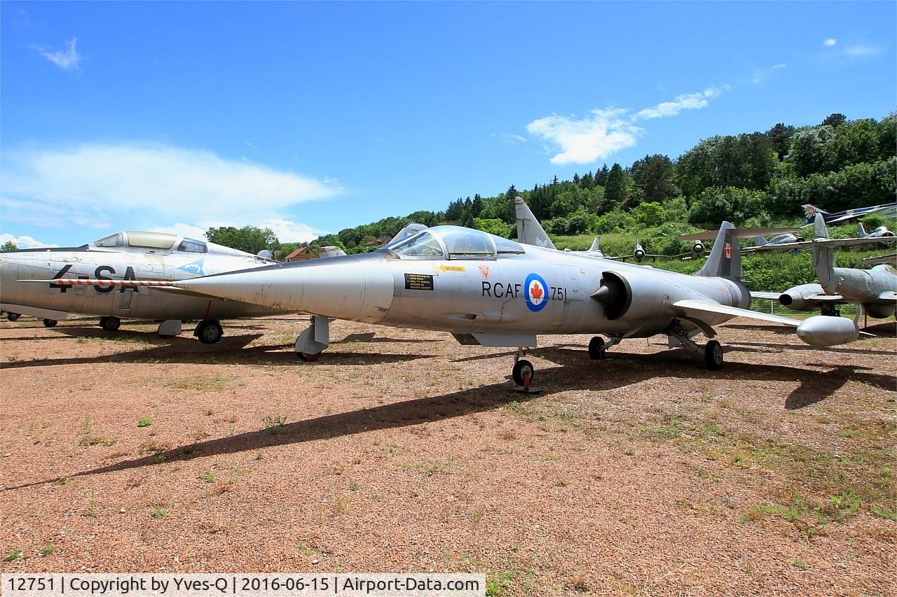 12751, Canadair CF-104 Starfighter C/N 683A-1099, Canadair CF-104 Starfighter, Preserved at Savigny-Les Beaune Museum