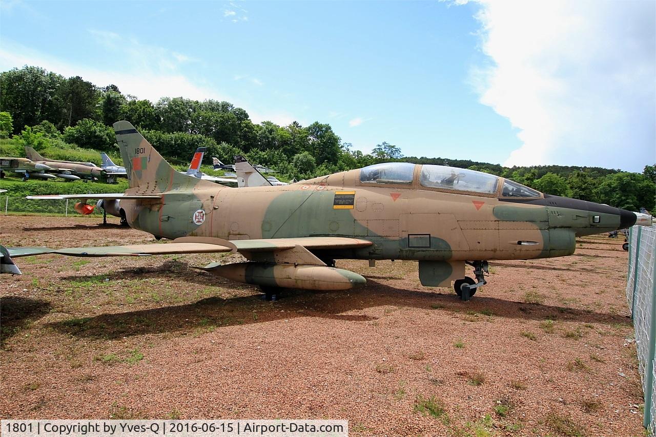 1801, Fiat G-91T/3 C/N 91-2-0003, Fiat G-91/T3, Preserved at Savigny-Les Beaune Museum