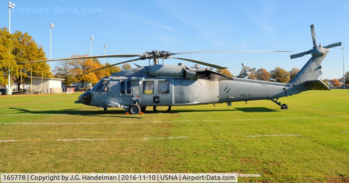 165778, Sikorsky MH-60S Knighthawk C/N 70-2771, At U.S. Naval Academy.