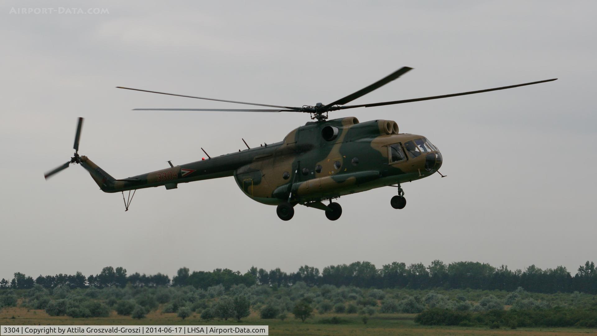 3304, 1985 Mil Mi-8T Hip C/N 20284, Szentkirályszabadja Airport, Hungary