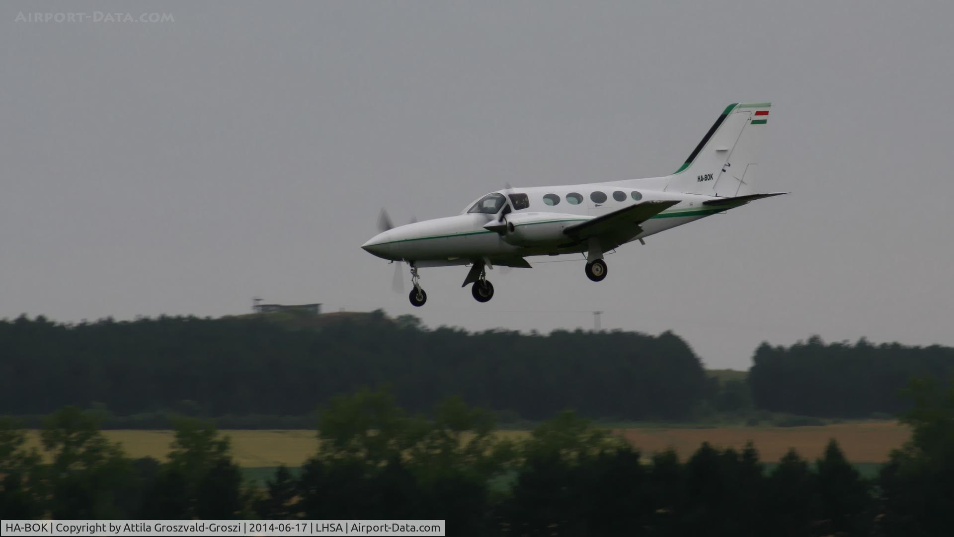 HA-BOK, 1978 Cessna 421C Golden Eagle C/N 421C0445, Szentkirályszabadja Airport, Hungary