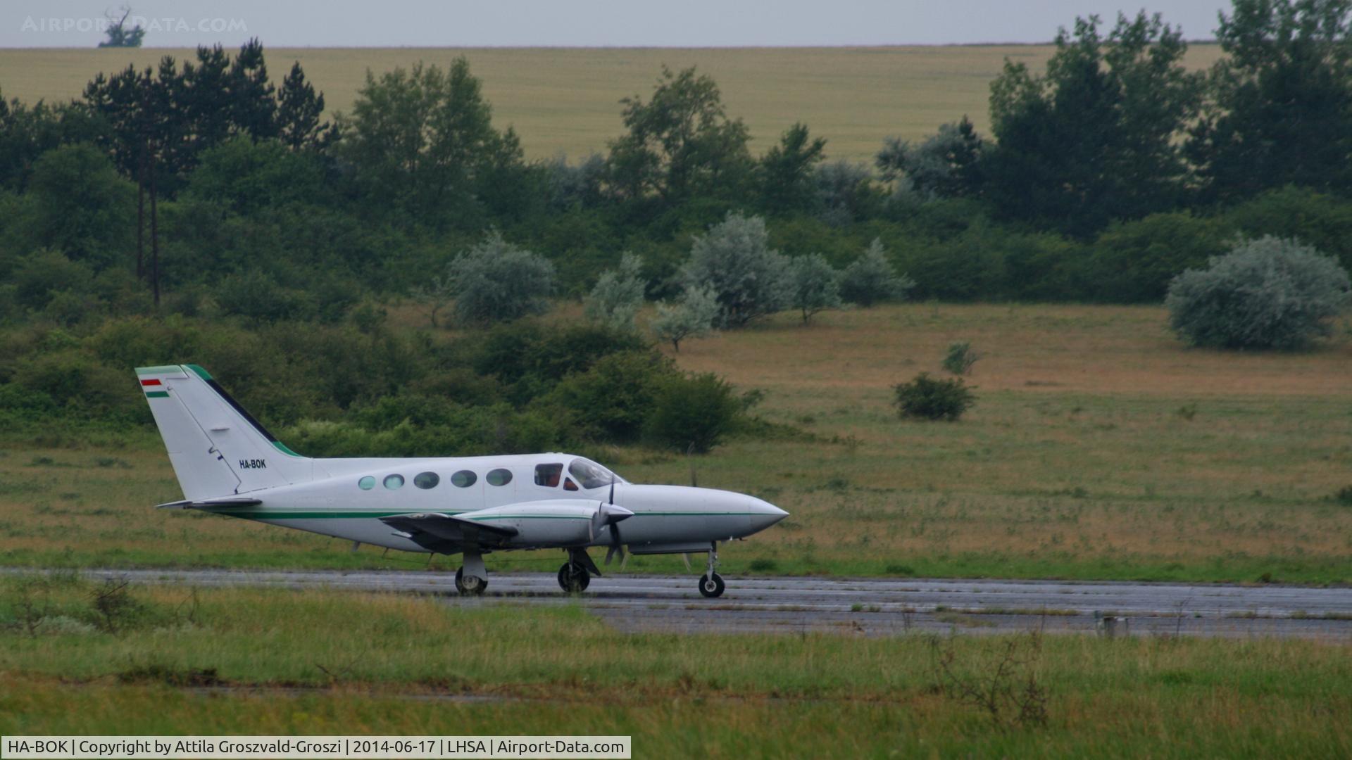 HA-BOK, 1978 Cessna 421C Golden Eagle C/N 421C0445, Szentkirályszabadja Airport, Hungary