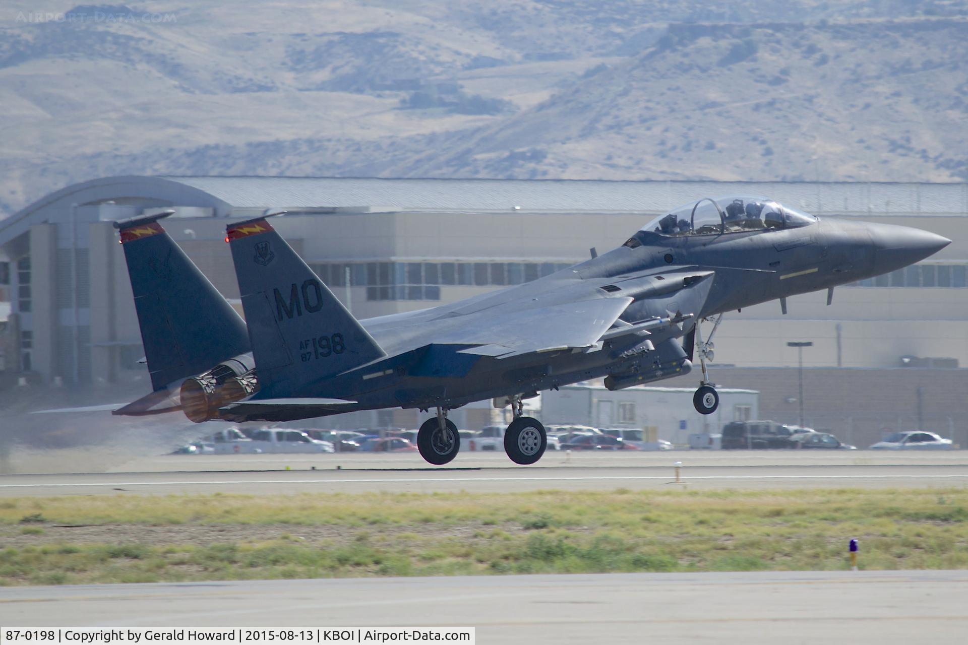 87-0198, 1987 McDonnell Douglas F-15E Strike Eagle C/N 1063/E038, 389TH Fighter Sq., 