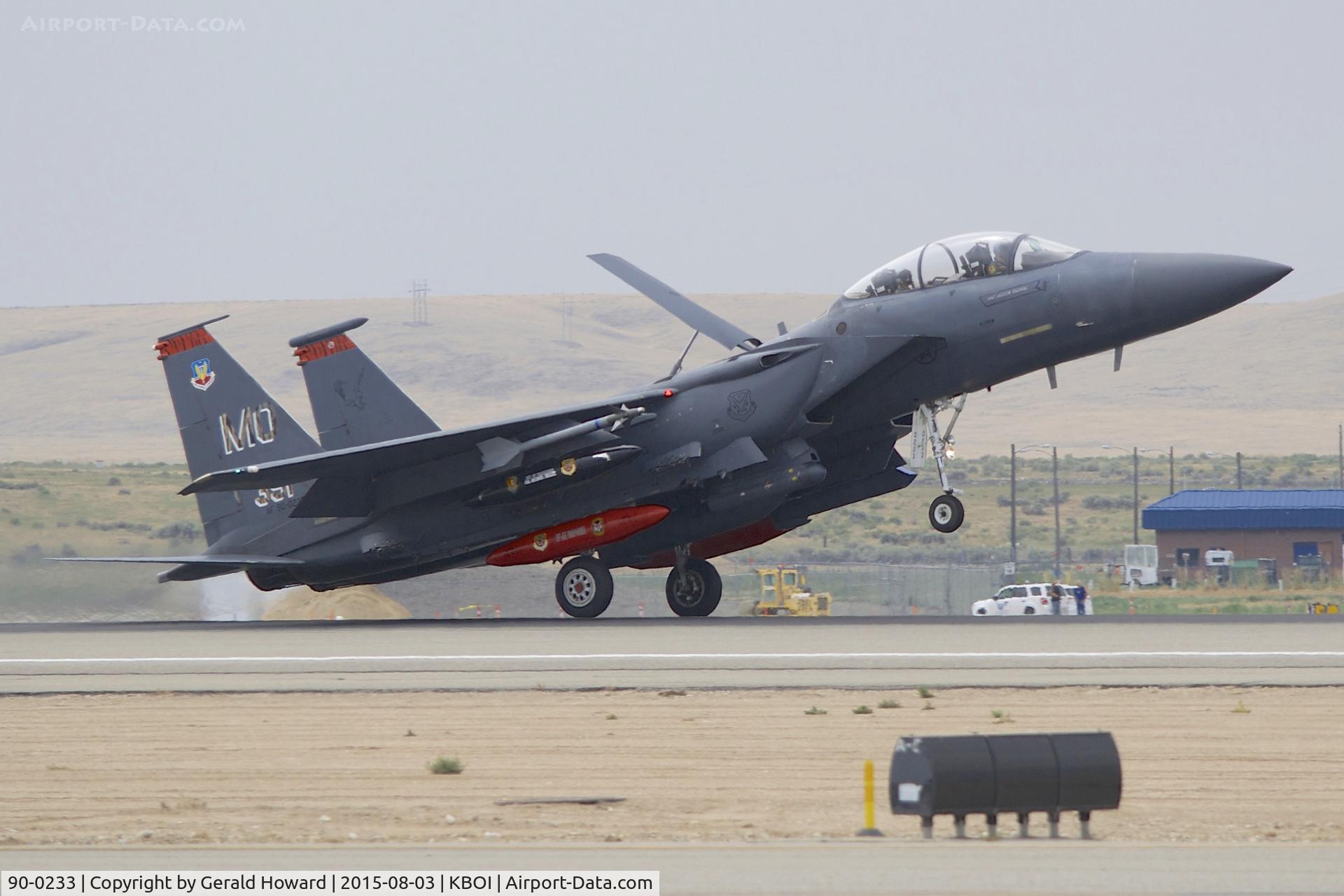 90-0233, 1990 McDonnell Douglas F-15E Strike Eagle C/N 1163/E135, 391st Fighter Sq., 