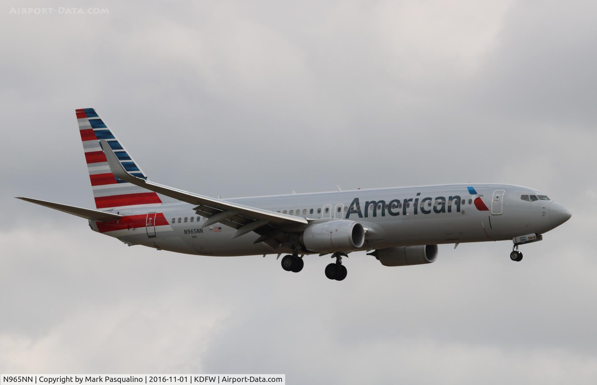 N965NN, 2015 Boeing 737-823 C/N 33239, Boeing 737-800