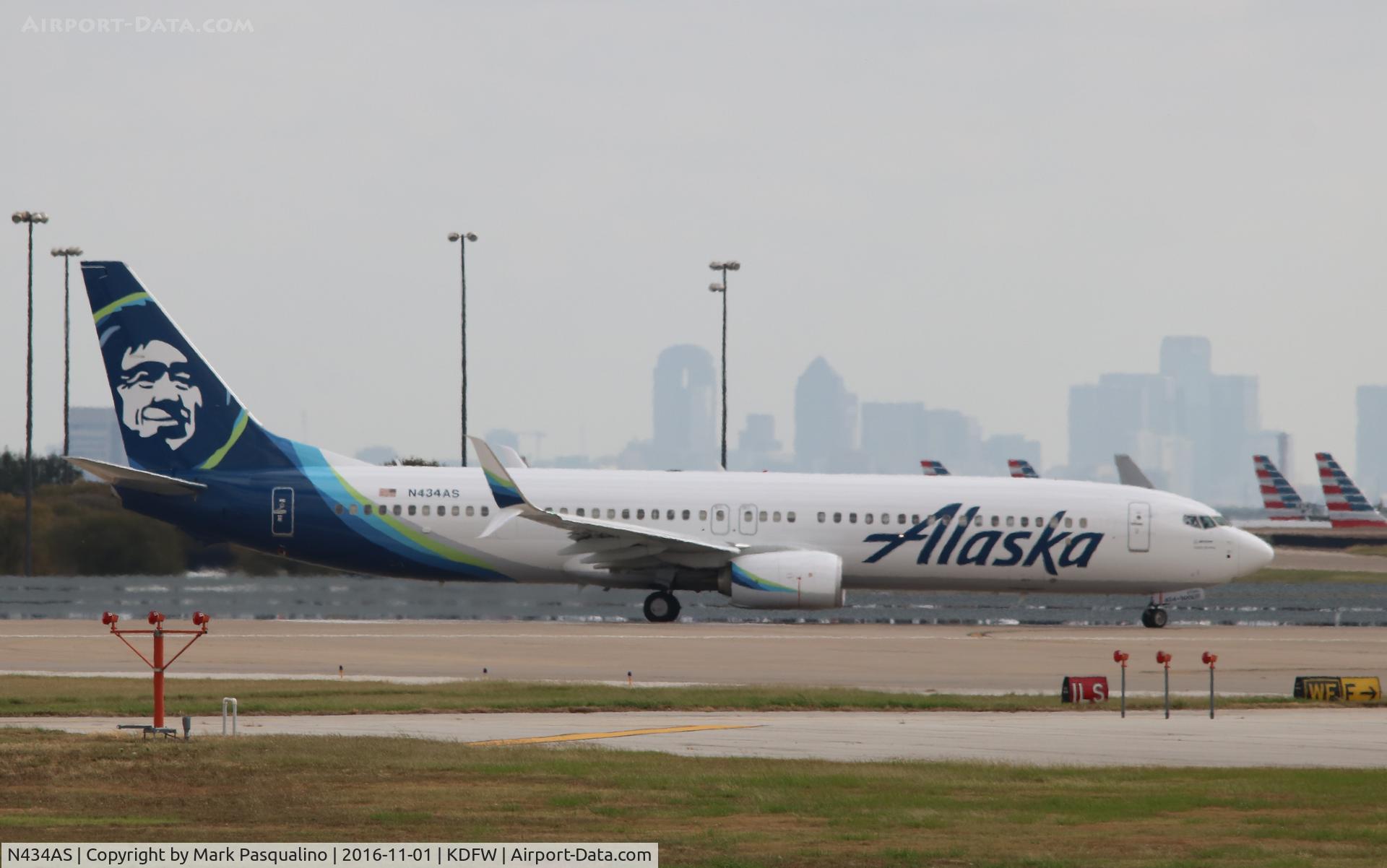 N434AS, 2016 Boeing 737-990/ER C/N 61620, Boeing 737-900ER