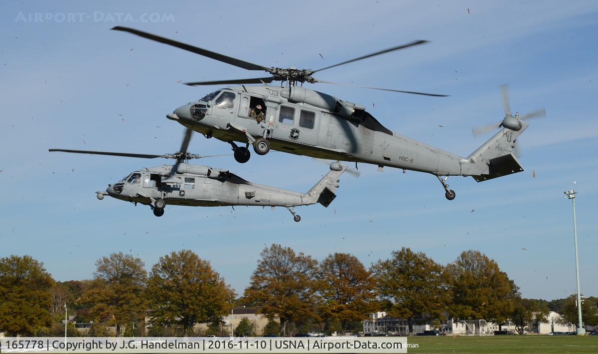 165778, Sikorsky MH-60S Knighthawk C/N 70-2771, Lift off.