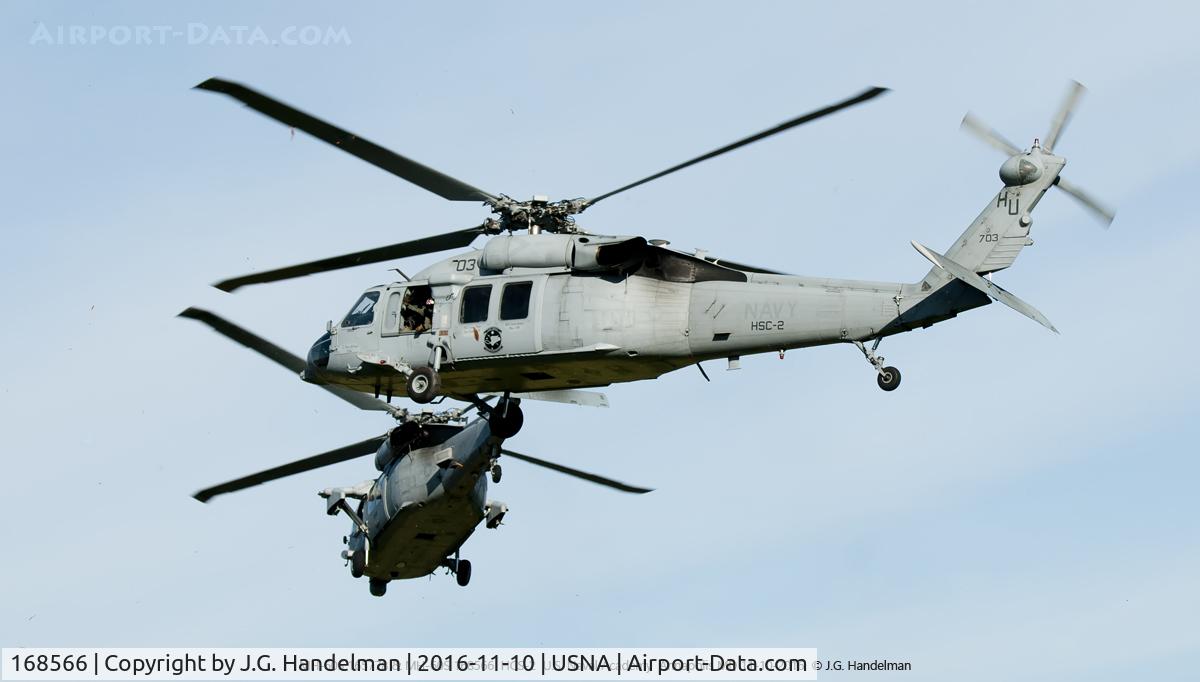 168566, Sikorsky MH-60S Knighthawk C/N 704357, Fly away.