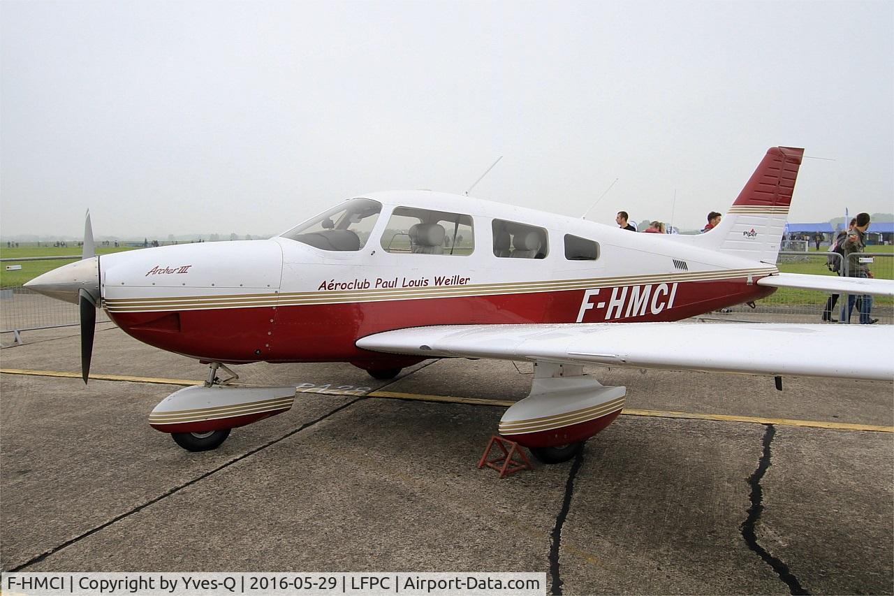 F-HMCI, Piper PA-28-181 Archer III C/N 2843426, Piper PA-28-181 Archer III, Static display, Creil Air Base 110 (LFPC-CSF) Open day 2016