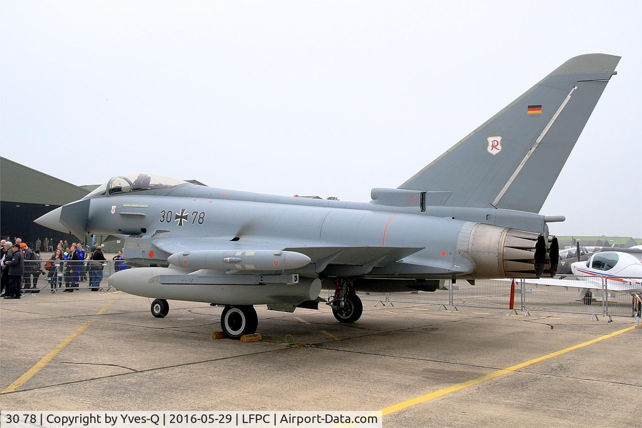 30 78, Eurofighter EF-2000 Typhoon S C/N GS058, German Air Force Eurofighter EF-2000 Typhoon S, Static display, Creil Air Base 110 (LFPC-CSF) Open day