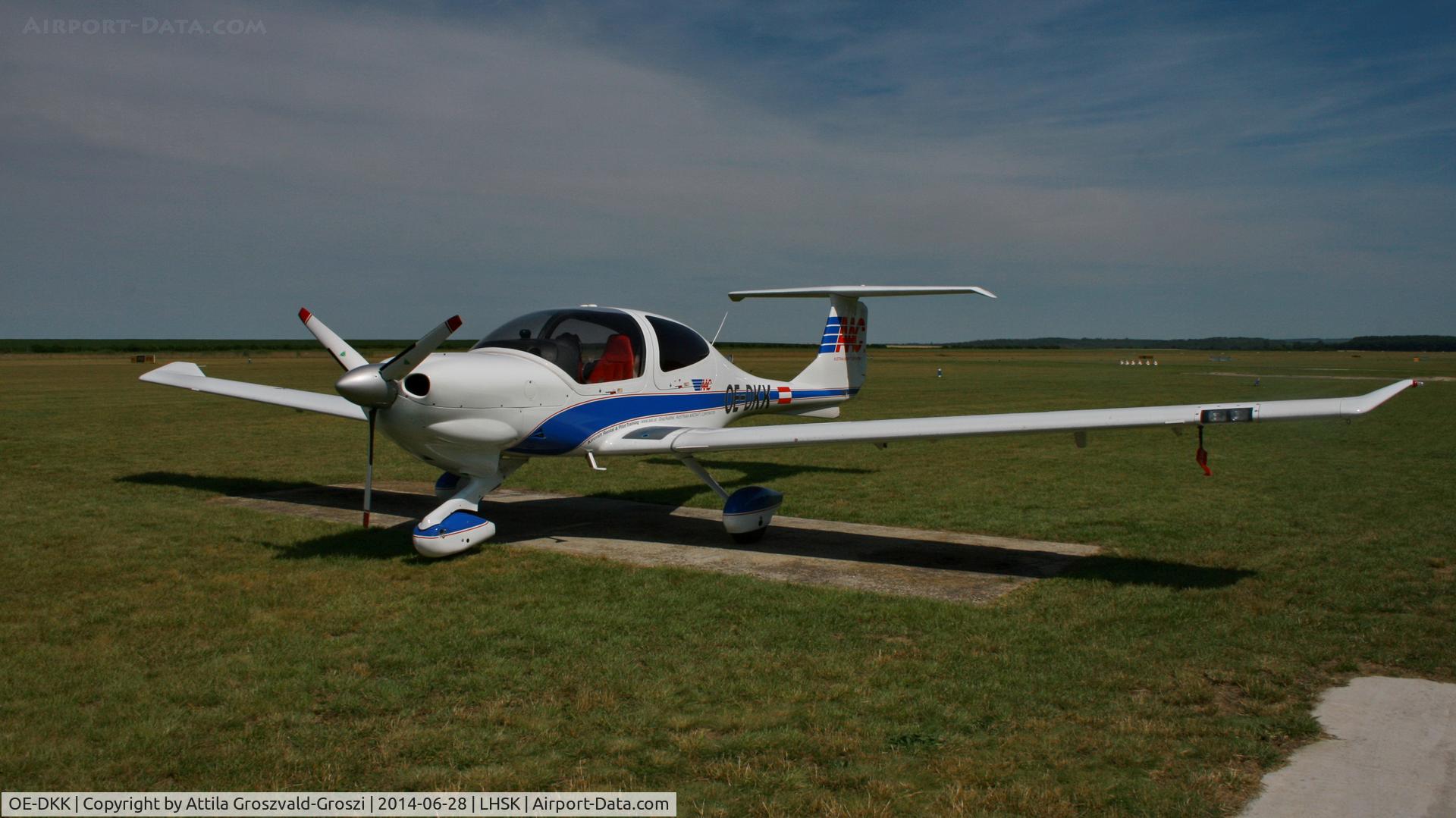 OE-DKK, 2004 Diamond DA-40D Diamond Star C/N D4.100, Siófok-Kiliti Airport, Hungary