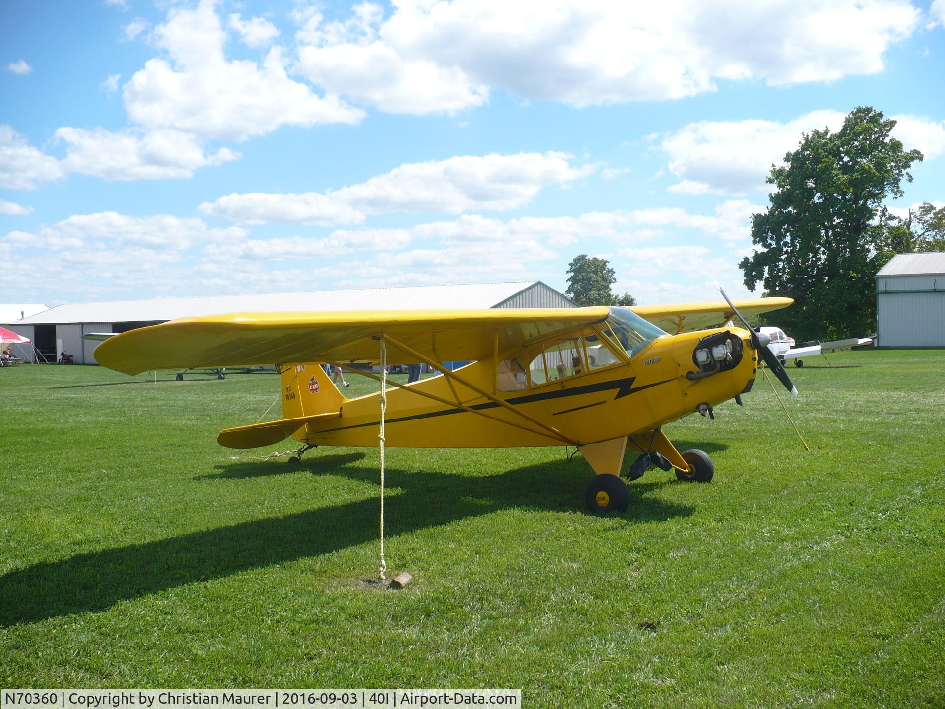 N70360, 1946 Piper J3C-65 Cub C/N 17346, Piper cub