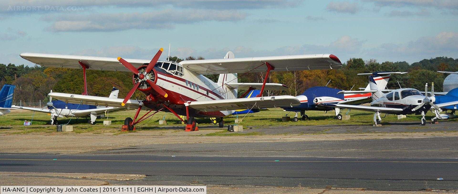 HA-ANG, 1972 Antonov An-2P C/N 1G132-53, Still parked at Airtime next to G-HROI