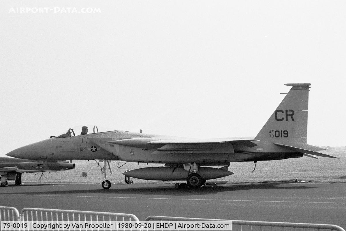 79-0019, McDonnell Douglas F-15C Eagle C/N 0550/C088, USAF F-15C of 32 TFS at the De Peel air base, the Netherlands, 1980