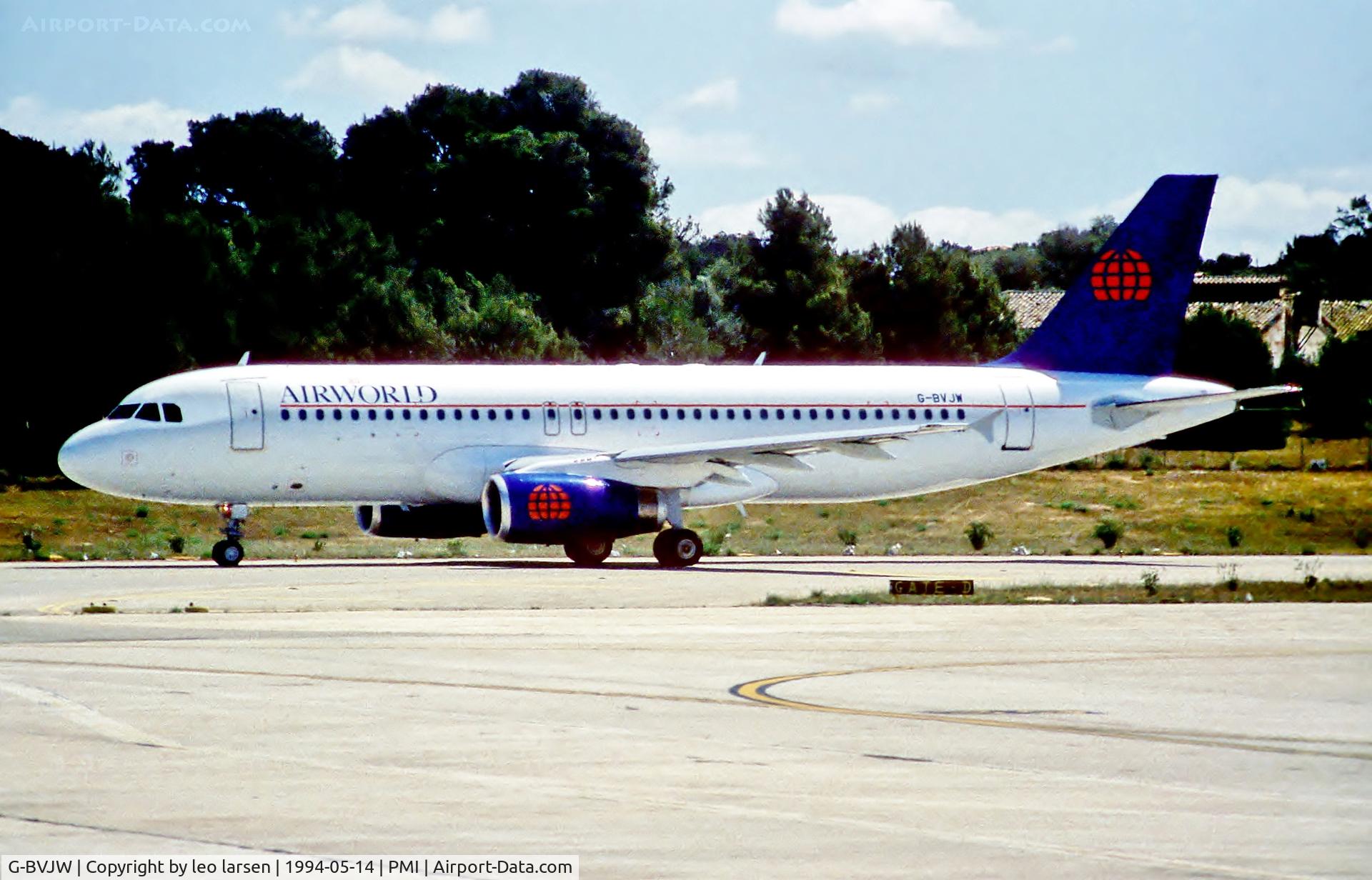 G-BVJW, 1994 Airbus A320-231 C/N 467, Palma de Mallorca 14.5.94