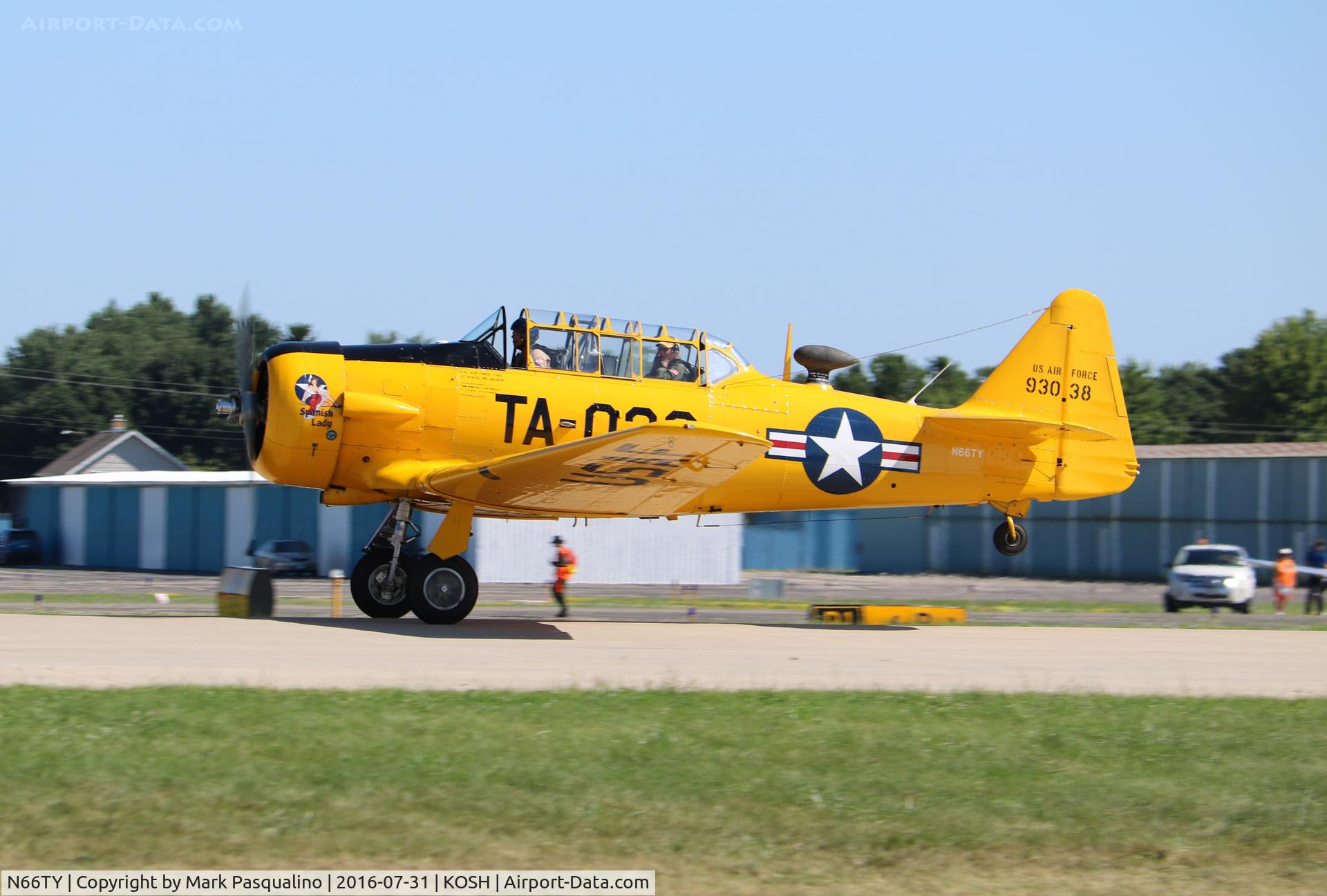 N66TY, North American T-6G Texan C/N 168-142, North American T-6G