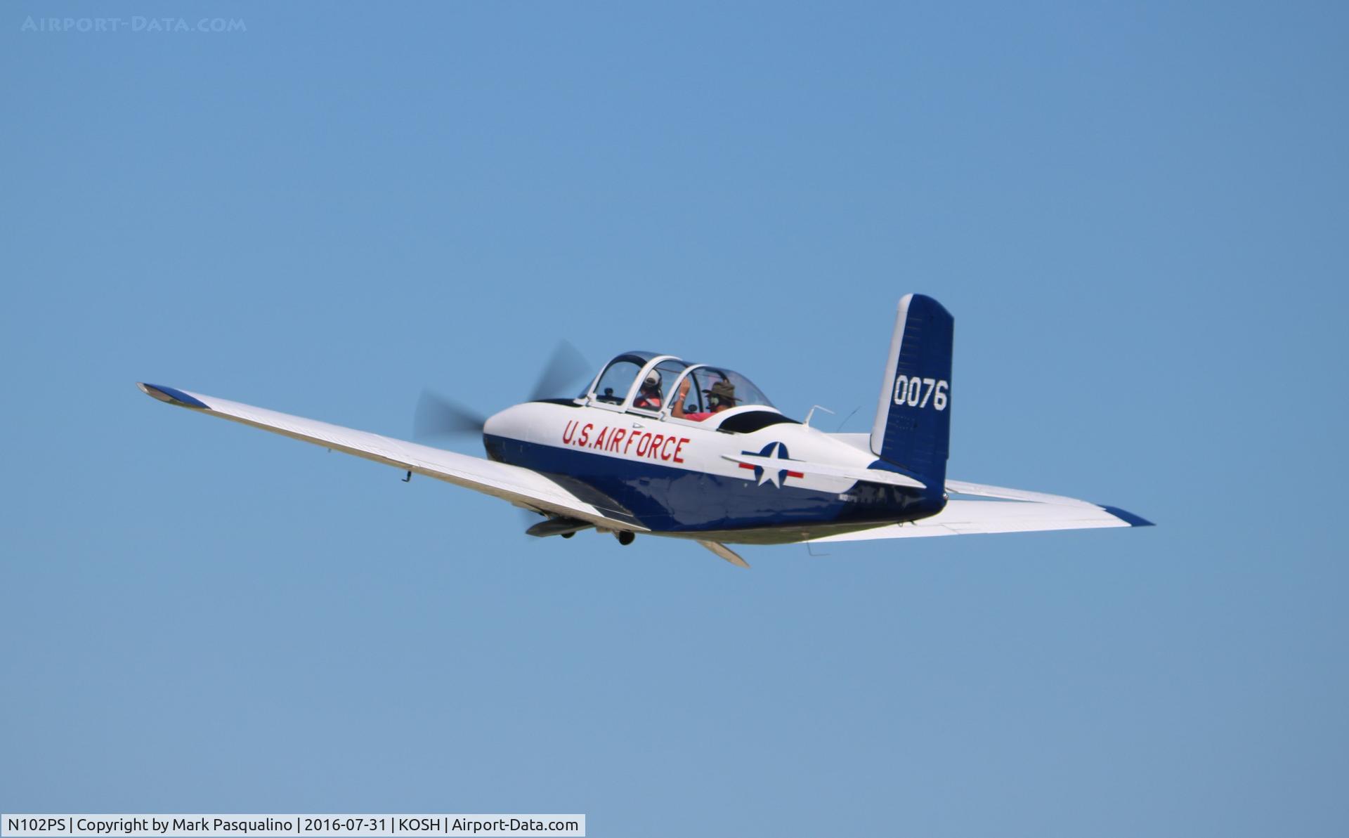 N102PS, 1953 Beech T-34A (A45) Mentor Mentor C/N G-76, Beech T-34A