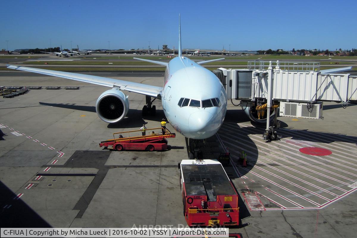 C-FIUA, 2007 Boeing 777-233/LR C/N 35239, At Mascot
