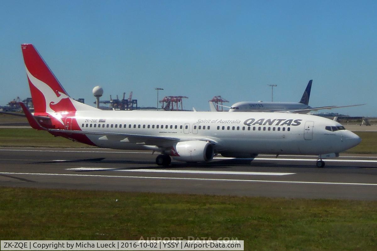 ZK-ZQE, 2011 Boeing 737-838 C/N 34185, At Mascot