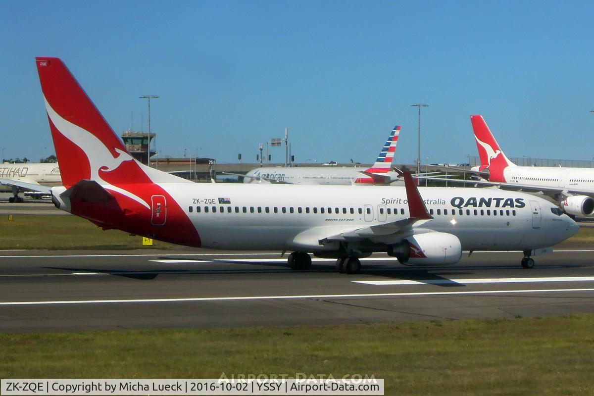 ZK-ZQE, 2011 Boeing 737-838 C/N 34185, At Mascot