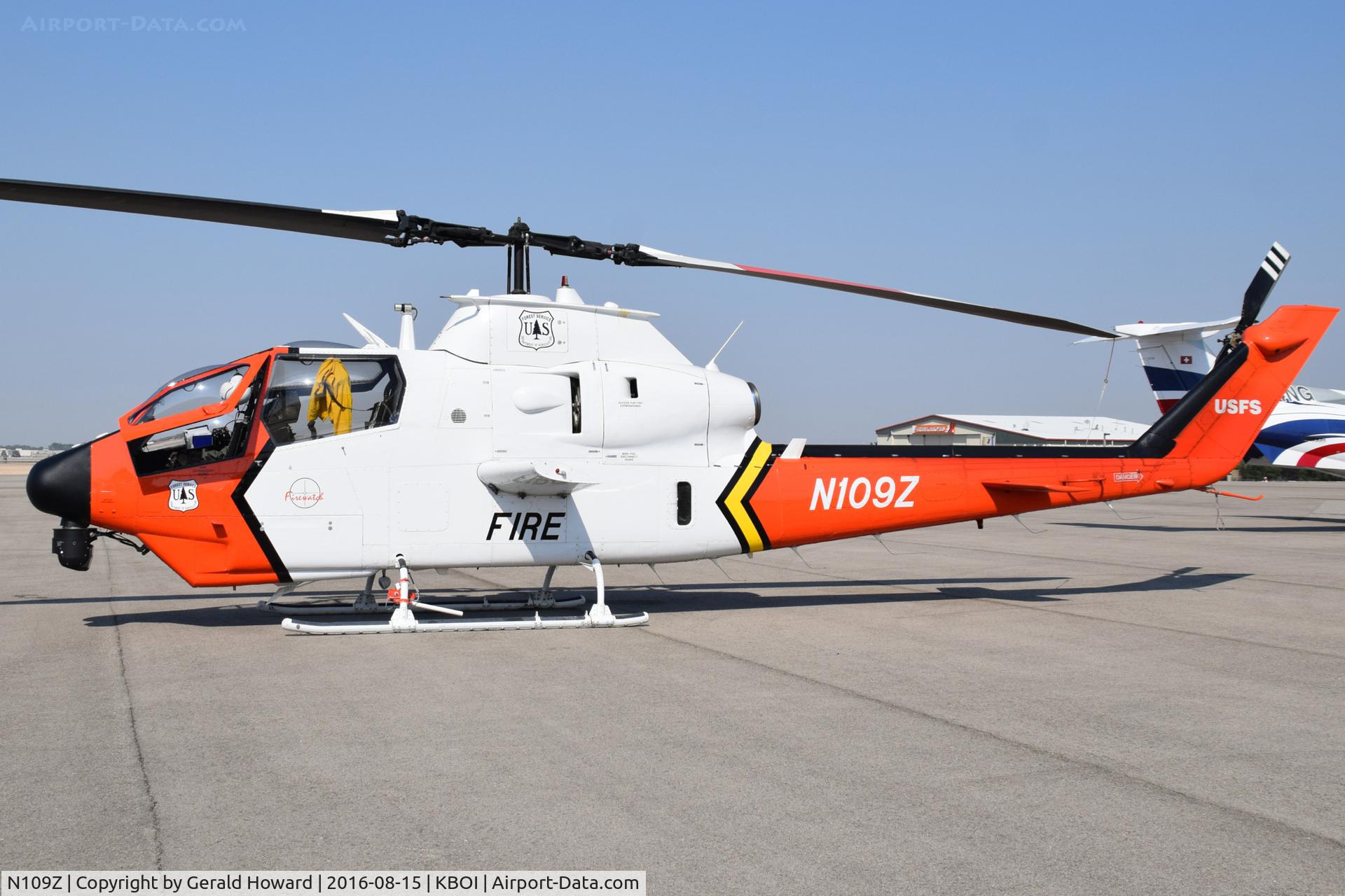 N109Z, 1969 Bell AH-1F Cobra C/N 20854, Forest Service Fire Attack Cobra.