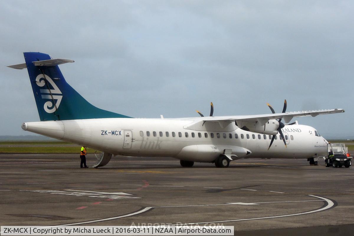 ZK-MCX, 2002 ATR 72-212A C/N 687, At Auckland