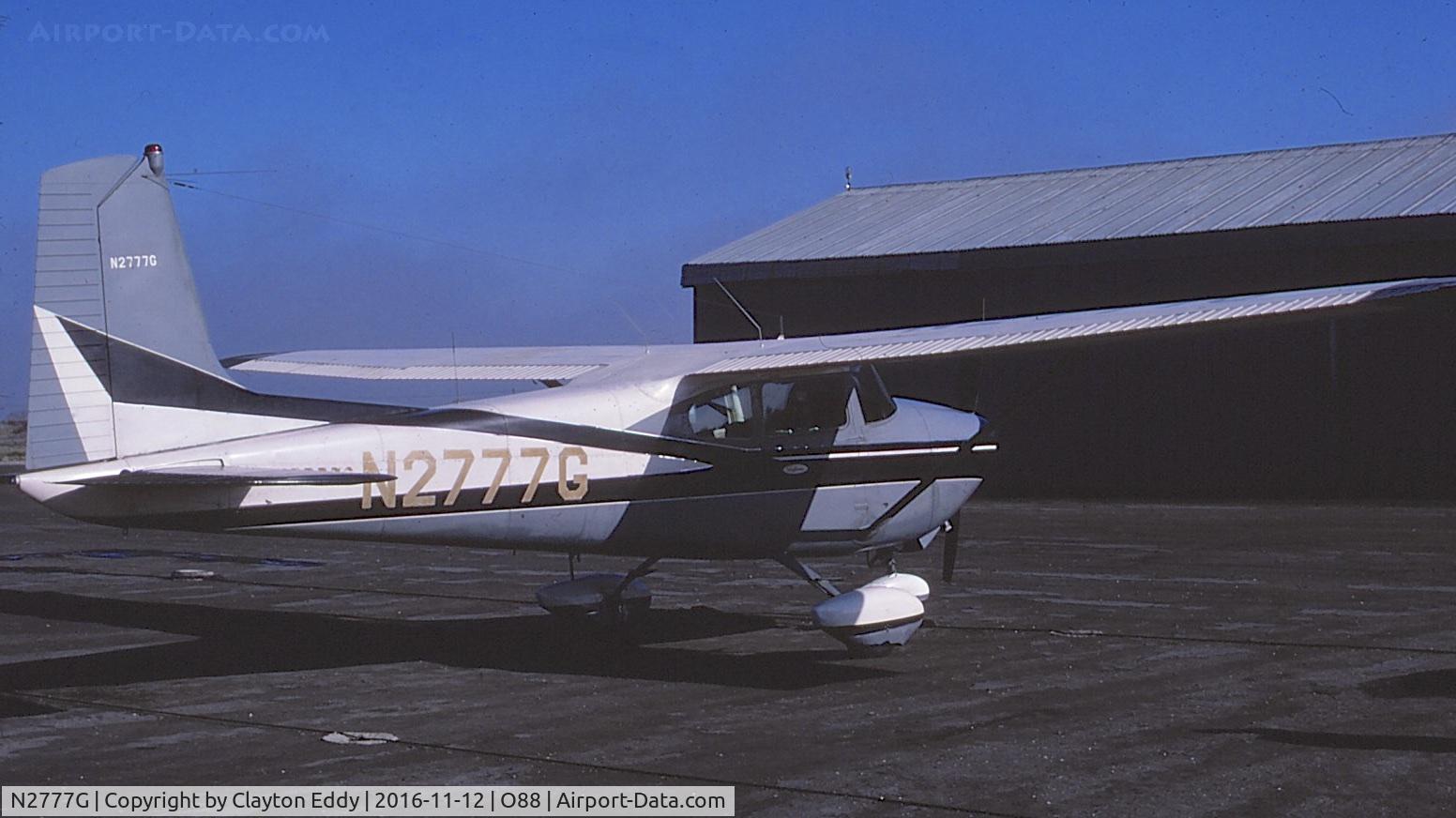 N2777G, 1959 Cessna 182B Skylane C/N 52077, N2777G at the old Rio Vista Airport in California 1970's