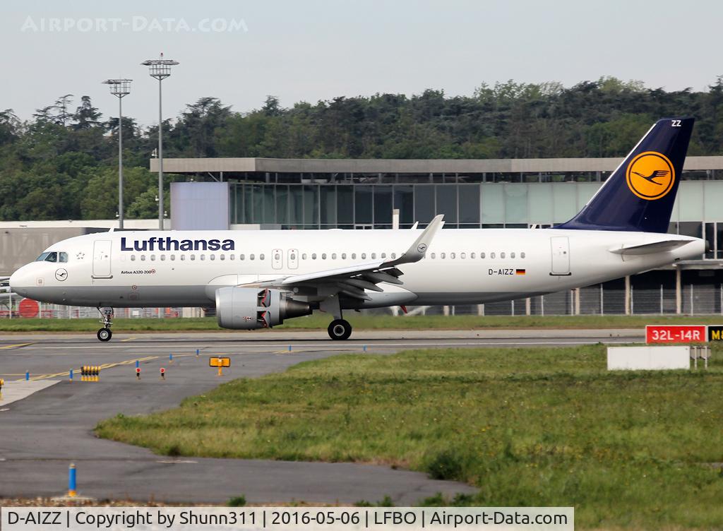 D-AIZZ, 2013 Airbus A320-214 C/N 5831, Landing rwy 14R