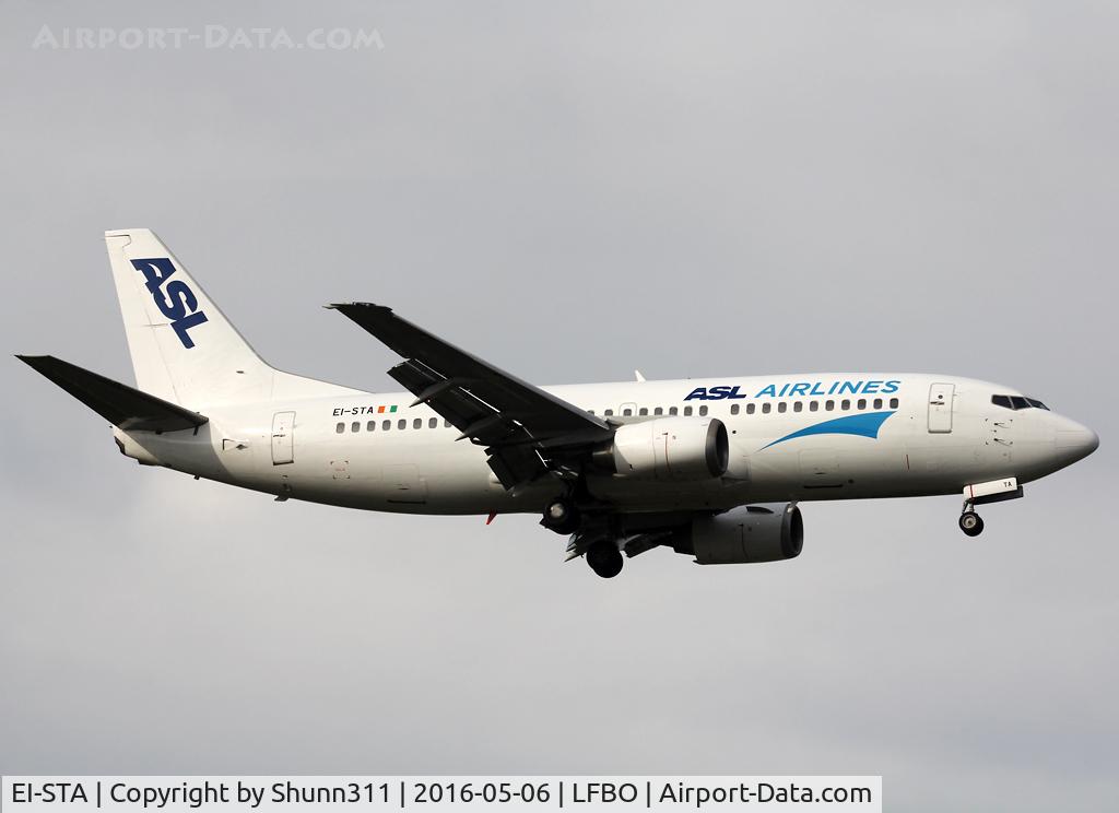 EI-STA, 1997 Boeing 737-31S C/N 29057, Landing rwy 14R