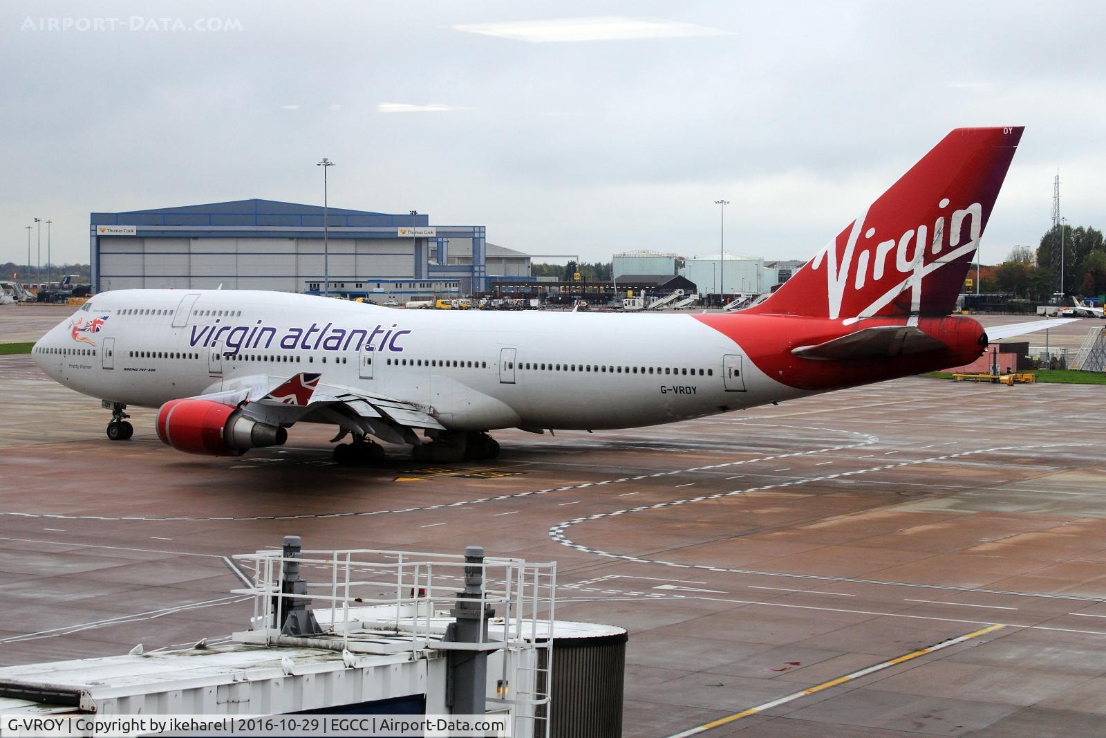 G-VROY, 2001 Boeing 747-443 C/N 32340, Virgin 747 before T/O en-route to Orlando, USA.
