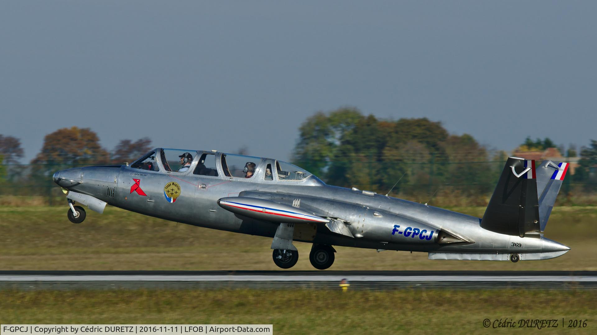 F-GPCJ, 1962 Fouga CM-170R Magister C/N 369, www.crazymagicflight.fr