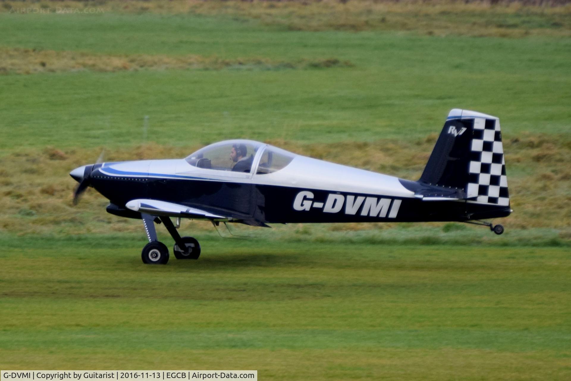 G-DVMI, 2013 Vans RV-7 C/N LAA 323-14860, At City Airport Manchester (Barton)
