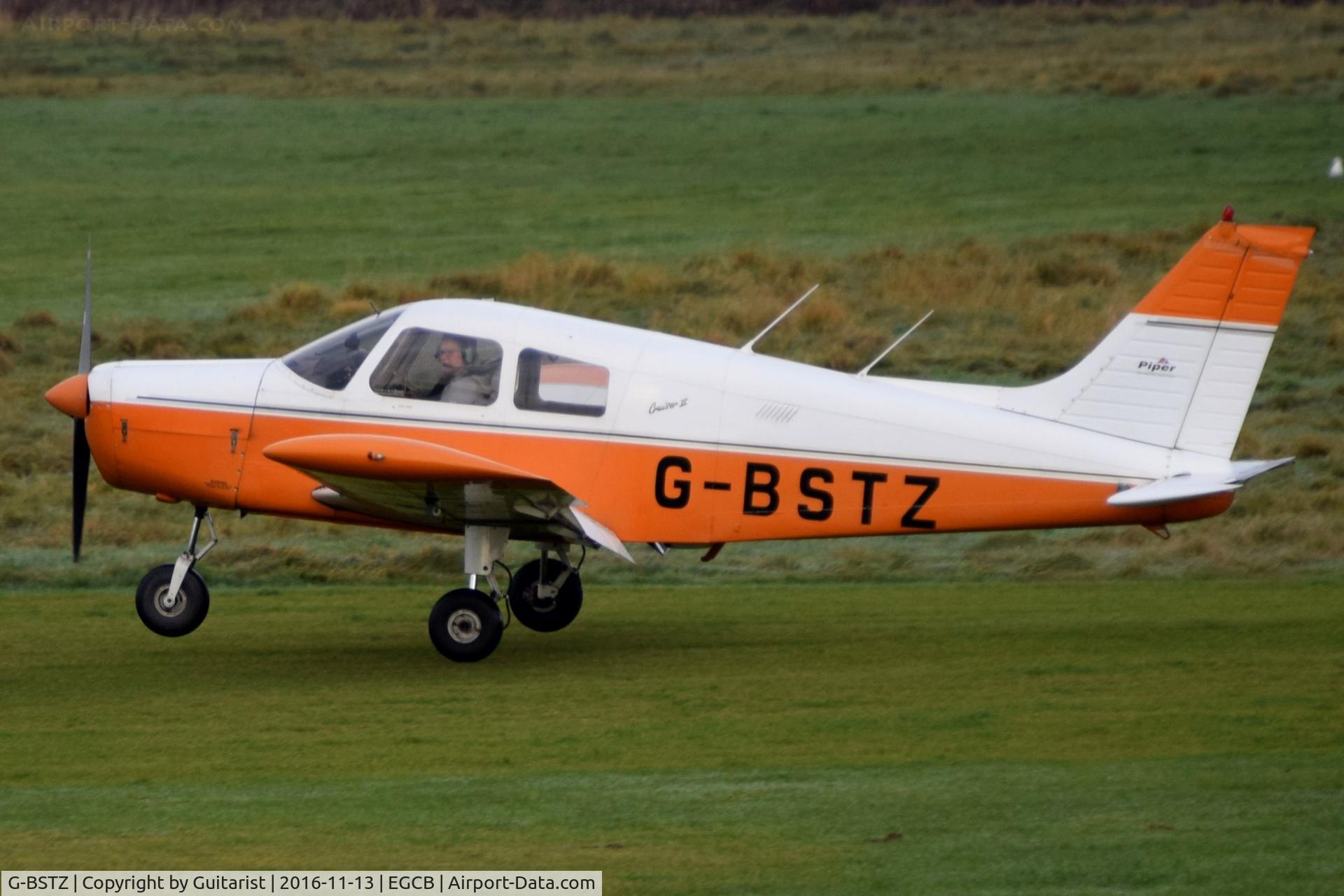 G-BSTZ, 1977 Piper PA-28-140 Cherokee Cruiser C/N 28-7725153, At City Airport Manchester (Barton)