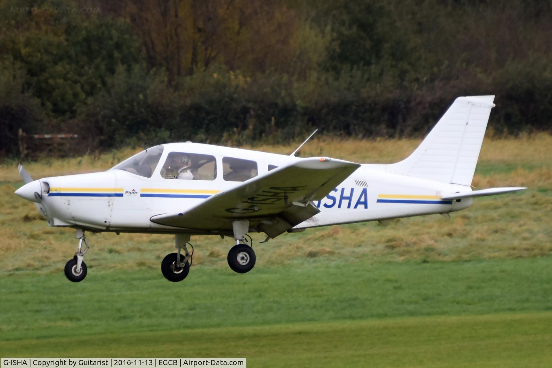 G-ISHA, 2004 Piper PA-28-161 Cherokee Warrior III C/N 2842211, At City Airport Manchester (Barton)