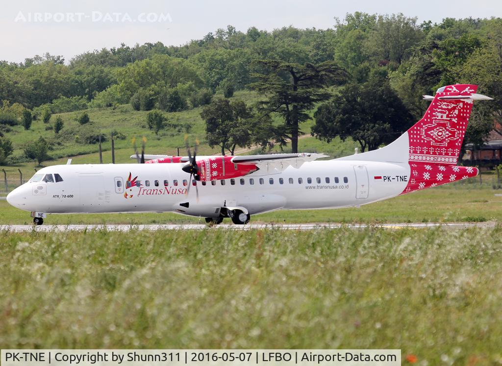 PK-TNE, 2016 ATR 72-600 C/N 1324, Delivery day...