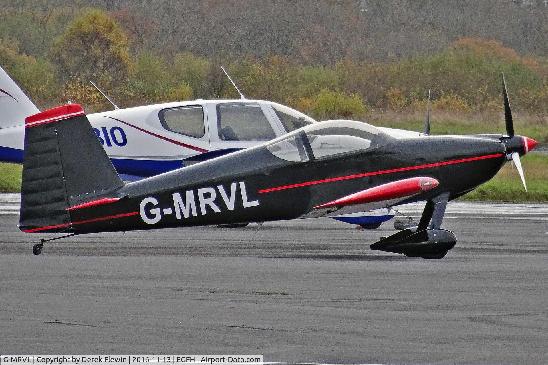G-MRVL, 2005 Vans RV-7 C/N PFA 323-14349, RV-7, Dunkeswell Devon based, seen parked up.