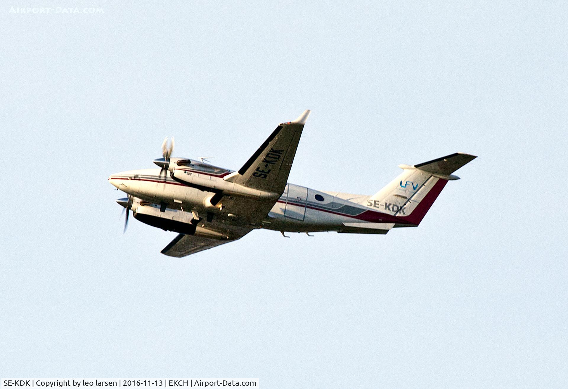 SE-KDK, 1981 Beech B200 Super King Air King Air C/N BB-909, Copenhagen 13.11.16
