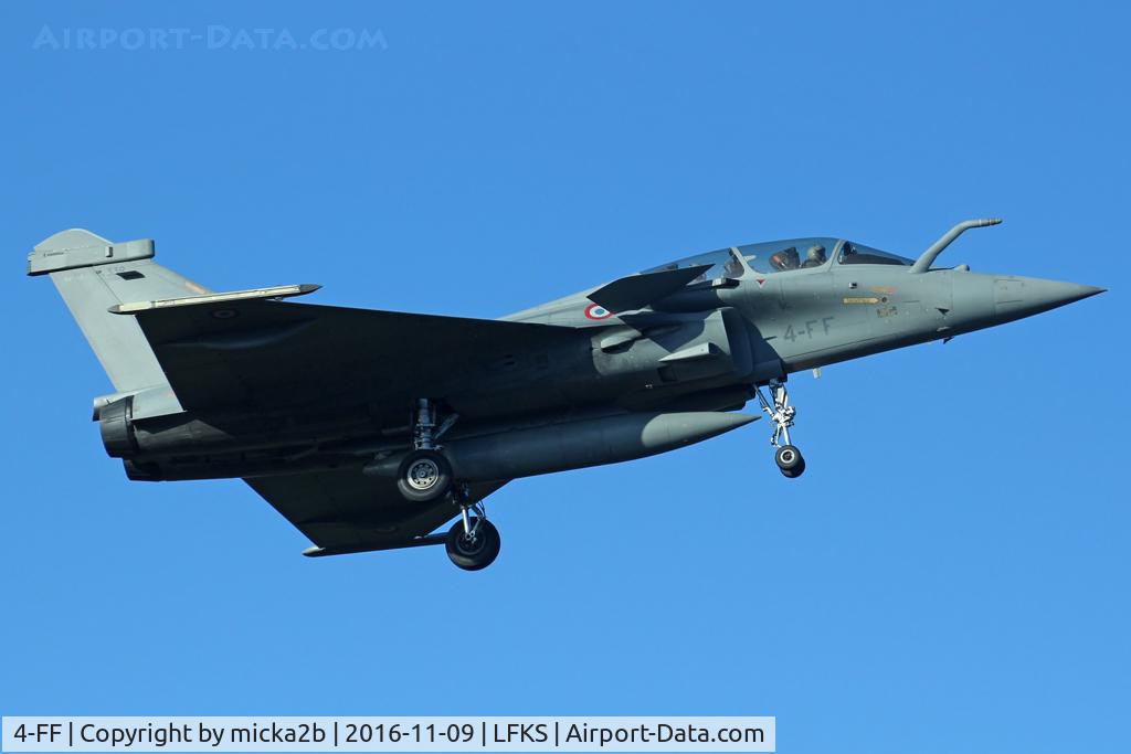 4-FF, 2013 Dassault Rafale B C/N 339, Landing