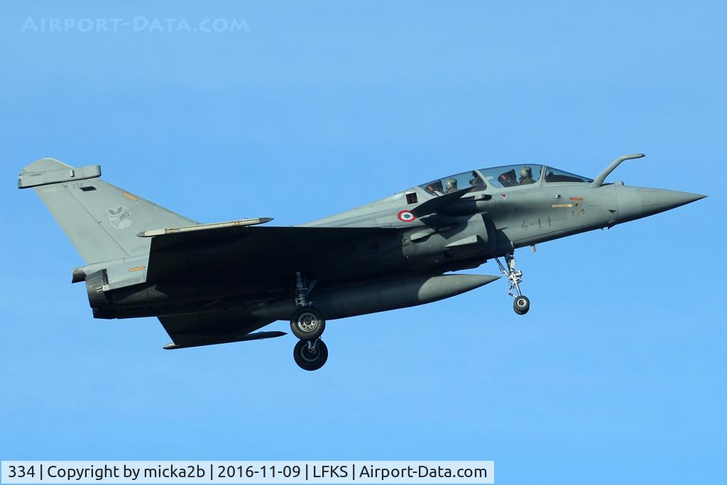 334, Dassault Rafale B C/N 334, Landing