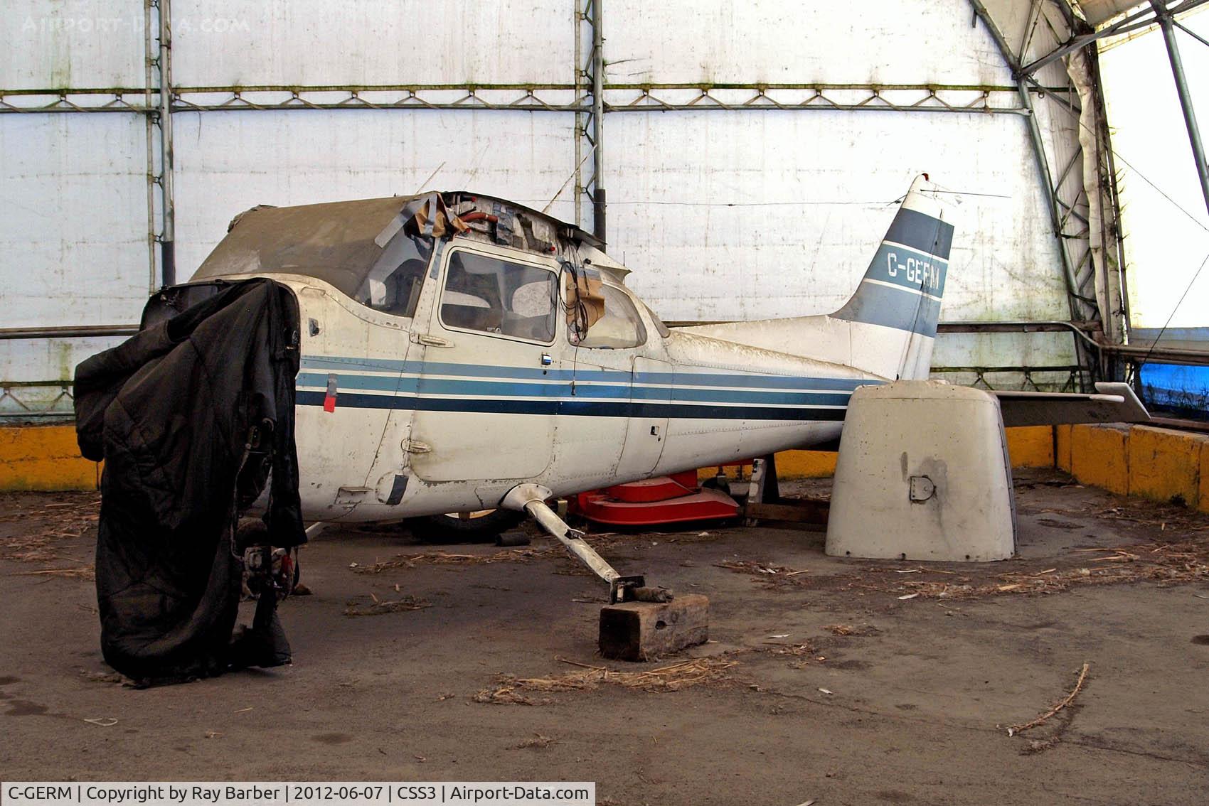 C-GERM, 1977 Cessna 172N C/N 17269098, Cessna 172N Skyhawk [172-69098] Les Cedres~C 07/06/2012. Seen here dismantled in poor condition compared to my earlier photo.
