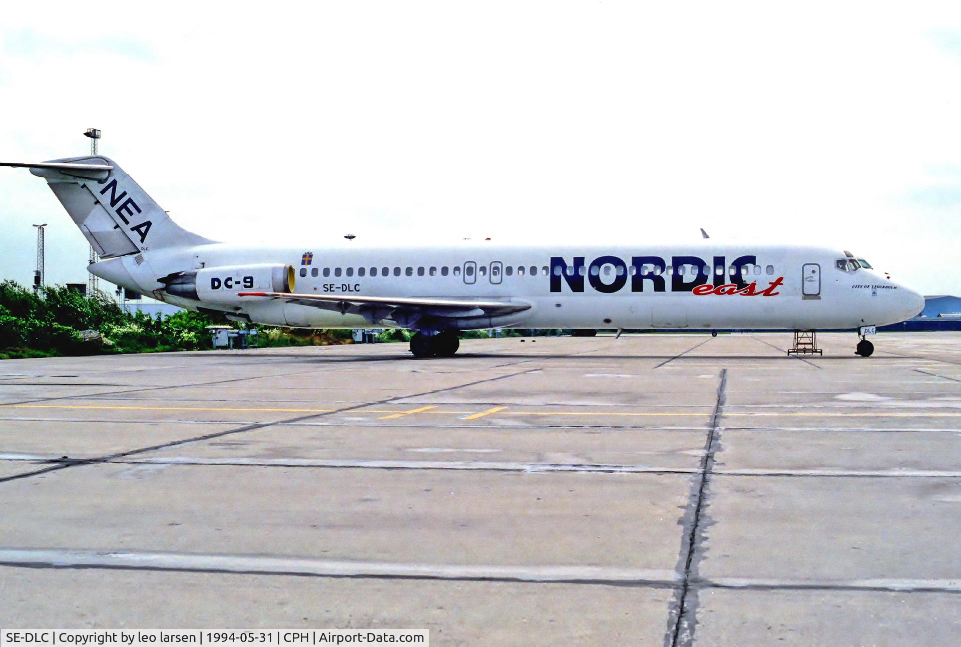 SE-DLC, 1970 Douglas DC-9-41 C/N 47493, Copenhagen 31.5.94