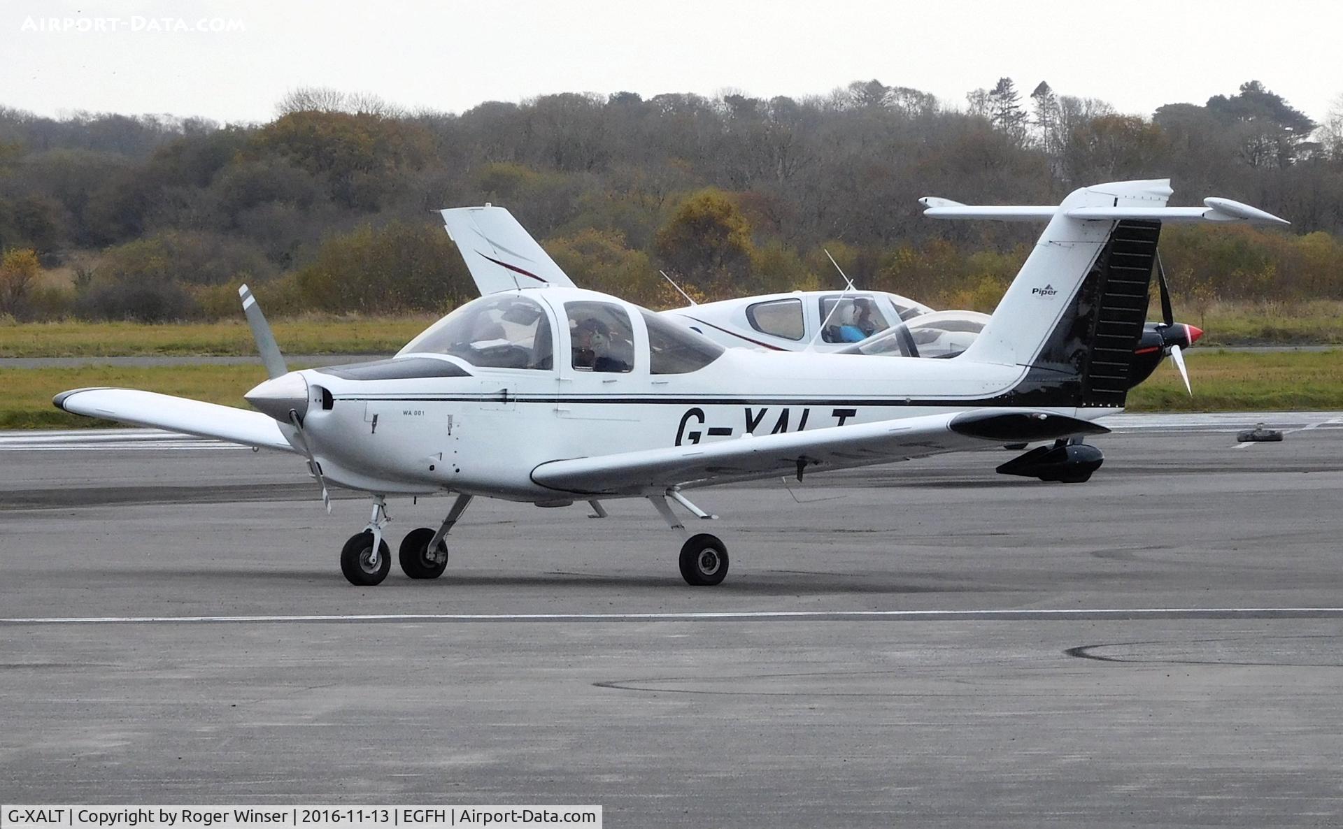 G-XALT, 1979 Piper PA-38-112 Tomahawk Tomahawk C/N 38-79A0801, Resident Tomahawk operated by Cambrian Flying Club.